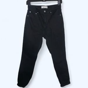 Abercrombie & fitch black the skinny high rise‎ jeans size 2 short